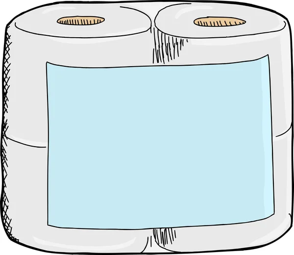 Pacchetto carta igienica — Vettoriale Stock