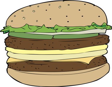 izole peynirli burger