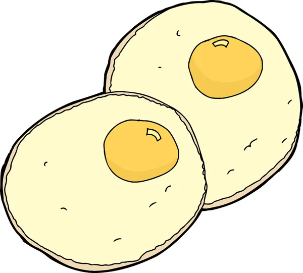 Ізольовані яєчня — стоковий вектор