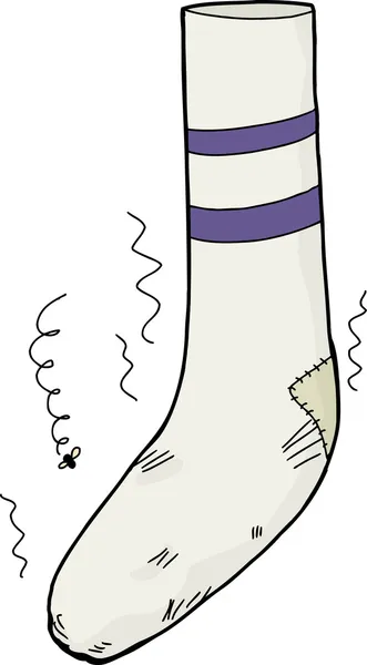 Büdös zokni — Stock Vector