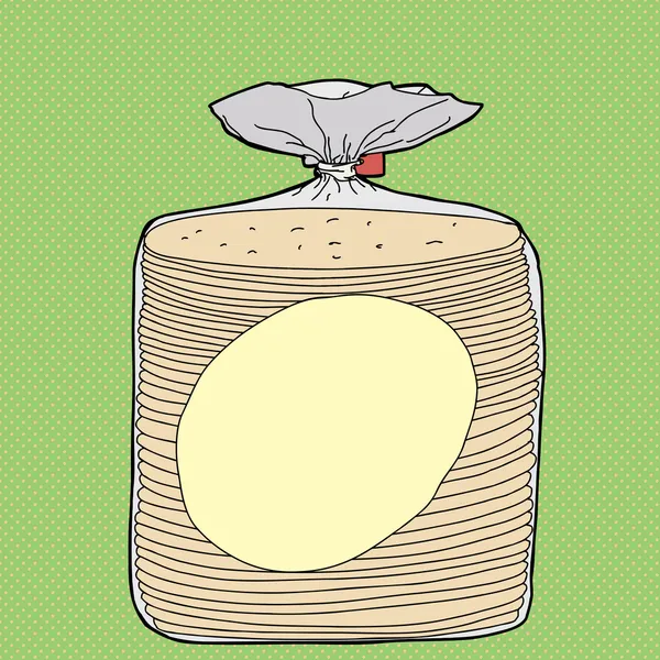 Tortillas de maïs — Image vectorielle