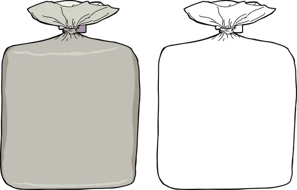 Общие сумки на белом — стоковый вектор