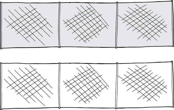 Valla de eslabón de cadena abstracta — Archivo Imágenes Vectoriales