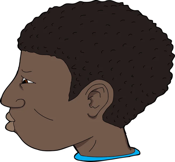 Juventud africana masculina — Vector de stock