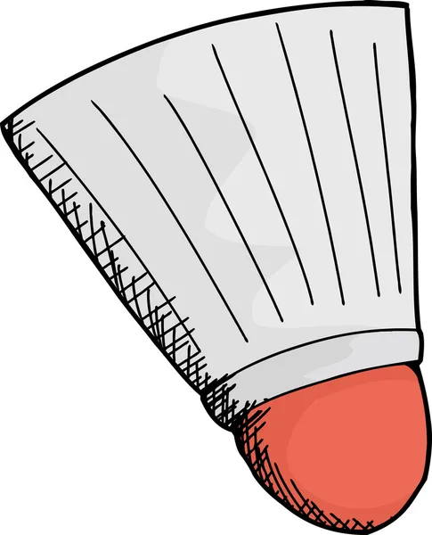 Shuttlecock aislado — Archivo Imágenes Vectoriales