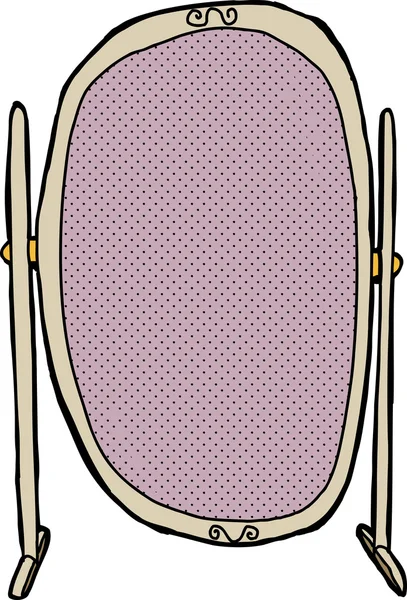 Espejo haltone — Archivo Imágenes Vectoriales