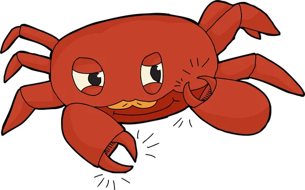 快乐螃蟹 — 图库矢量图片
