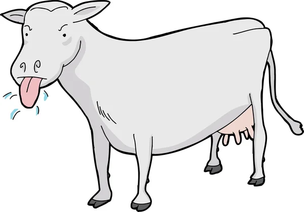 Vaca loca — Vector de stock