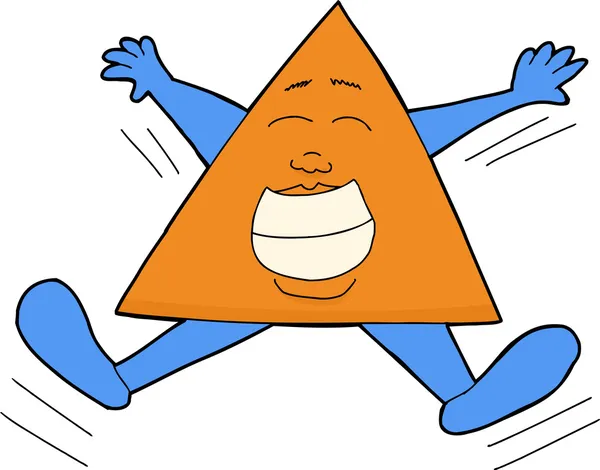 Szczęśliwy trójkąt — Wektor stockowy