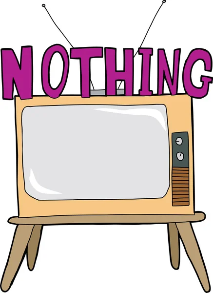 Nothing On TV — Stock Vector