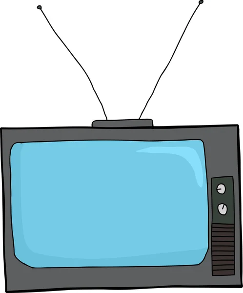 Retro-Fernseher — Stockvektor