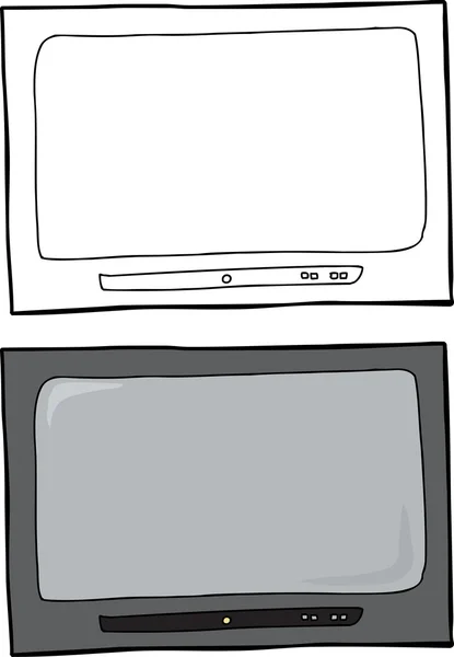Televisão moderna — Vetor de Stock