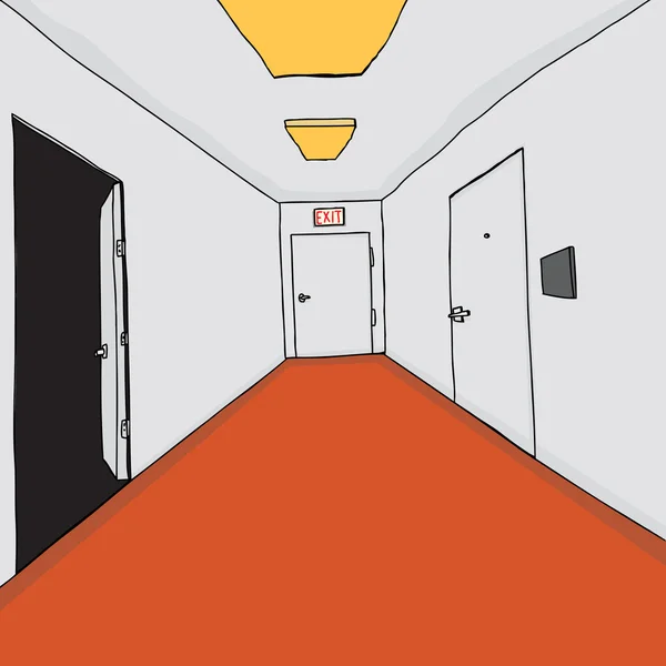 Професійної офісної коридор — стоковий вектор