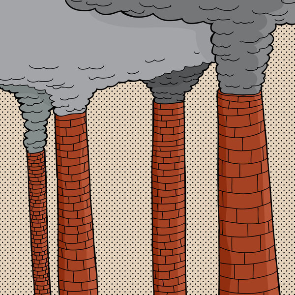 Polluting Smoke Stacks