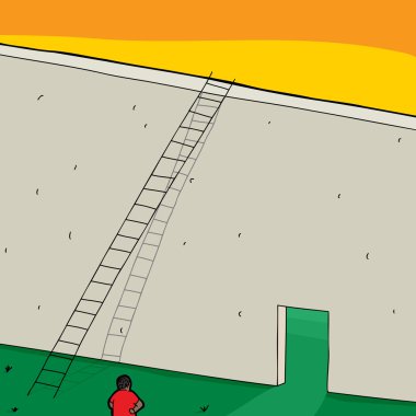 kapı veya merdiven seçme