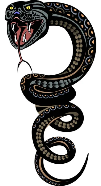 Ilustracja Koloru Węża — Wektor stockowy