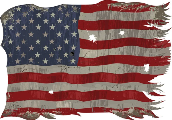 États Unis Amérique Drapeau — Image vectorielle