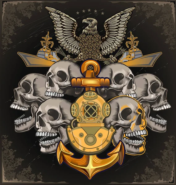 Military skull tattoo design by edi19982 on DeviantArt