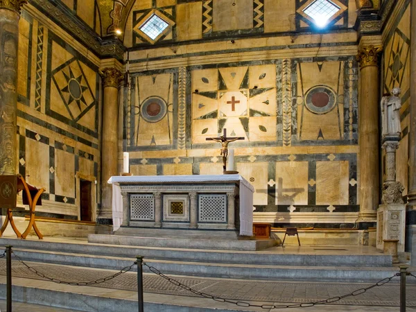 Altare del Battistero di San Giovanni. Firenze, Italia — Foto Stock