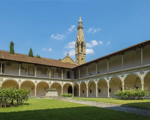 Basilica di santa croce. Florencie, Itálie — Stock fotografie