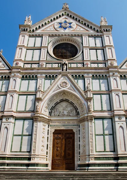 Basilica di santa croce. Florence, Italië — Stockfoto