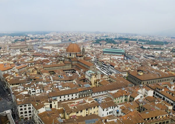 Floransa panoramik ve basilica di san lorenzo d — Stok fotoğraf