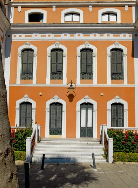 Casa Cristóbal Colón en Huelva. (Casa Colón) Andalucía, España —  Fotos de Stock