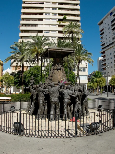 Virgen del rocio Denkmal. huelva, andalucia. Spanien — Stockfoto