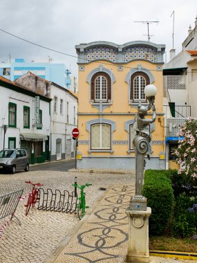 tarihi cephe portimao tarihi Mahallesi. Algarve, portug