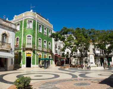 Praça luis de camoes. Lagos, Portekiz