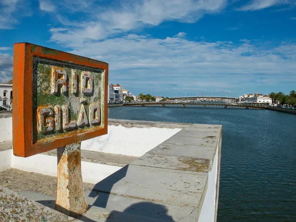 Ponta de Romana sur la rivière Gilao à Tavira, Algarve. Portugal . — Photo