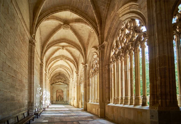 Segovia Spanien September 2021 Sengotiska Cloister Segovia Katedralen Med Den — Stockfoto