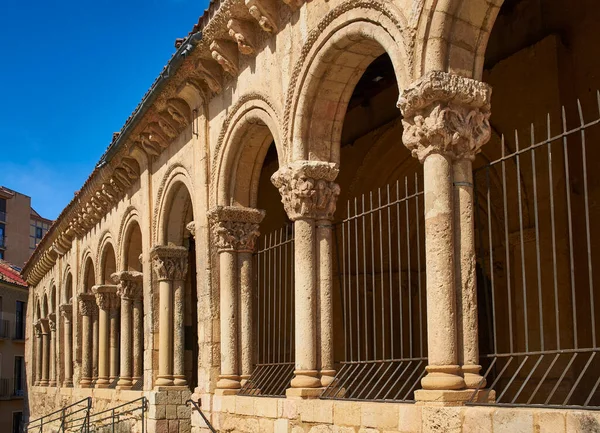 Atrio Sur Iglesia San Millán Templo Románico Construido Siglo Xii — Foto de Stock