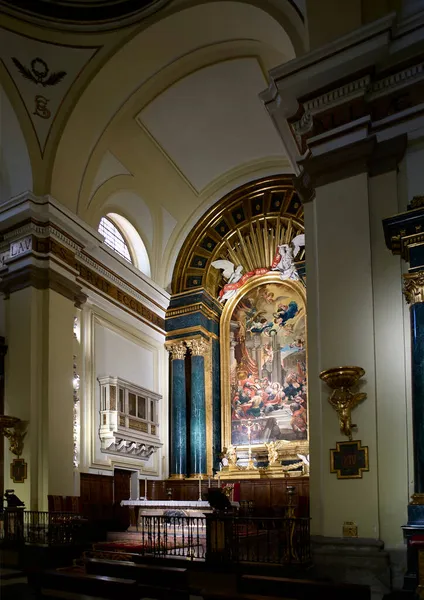 Madrid Spania November 2021 Altar San Gines Church Med Maleriet – stockfoto