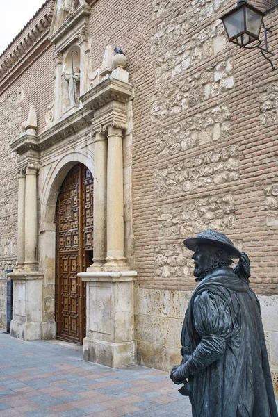 Guadalajara Spanien November 2021 Huvudfasad Santiago Apostel Parish Tidigare Kyrkan — Stockfoto