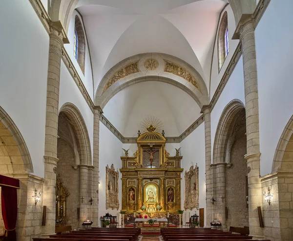 Guadalajara Espanha Novembro 2021 Nave Igreja Paroquial San Gines Localizada — Fotografia de Stock