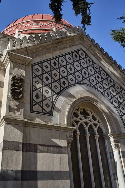 Fachada Principal Del Panteón Hombres Ilustres Madrid España — Foto de Stock