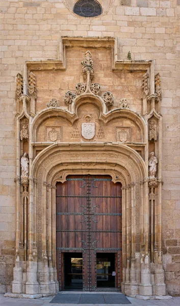 Alcala Henares Spain May 2022 Portal Western Facade Magistral Cathedral — Stock fotografie