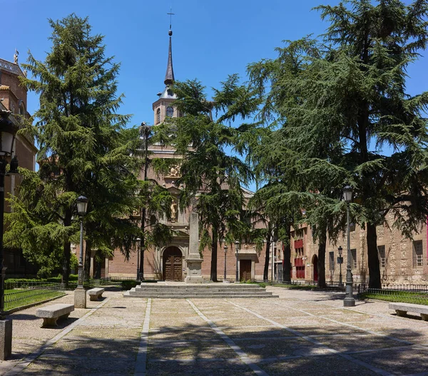 Plaza Las Bernardas Square Saint Bernard Cistercian Monastery Background Alcala — Stock fotografie