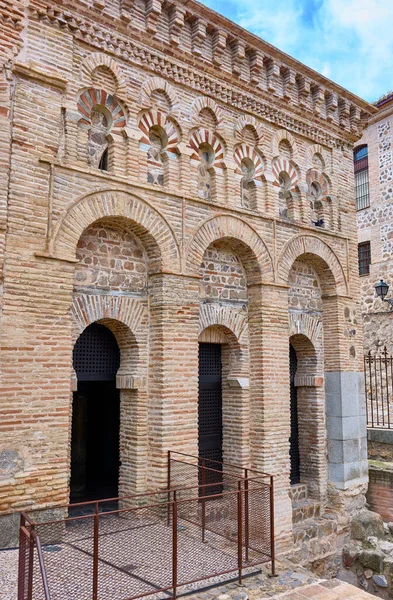 Seitenfassade Der Moschee Cristo Luz Das Repräsentativste Denkmal Der Mudejar — Stockfoto