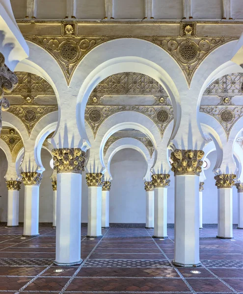 Toledo Spanje Juni 2022 Santa Mara Blanca Kerk Belangrijkste Synagoge — Stockfoto