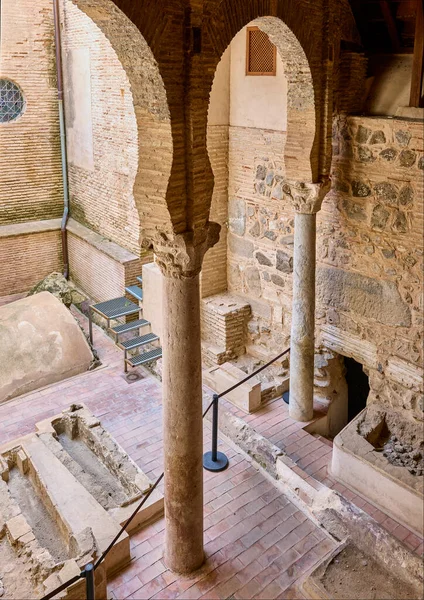 Toledo España Junio 2022 Complejo Arqueológico Con Restos Romanos Visigodos — Foto de Stock