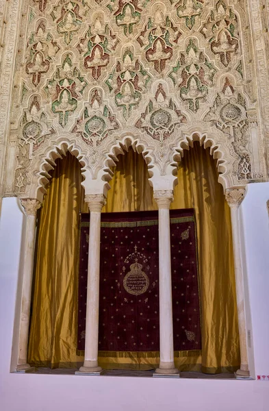 Toledo España Junio 2022 Arca Torá Sinagoga Transito Museo Sefardico — Foto de Stock