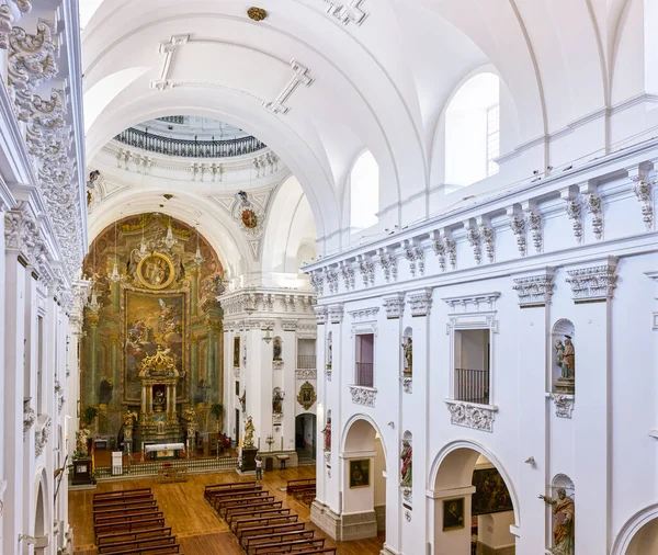 Tolède Espagne Juin 2022 Nef Église San Ildefonso Les Jésuites — Photo