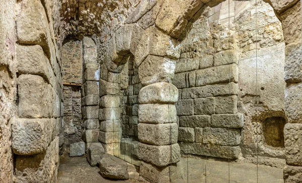 Toledo Spain June 2022 Archaeological Excavation Hercules Caves Toledo Castilla — Stock Photo, Image