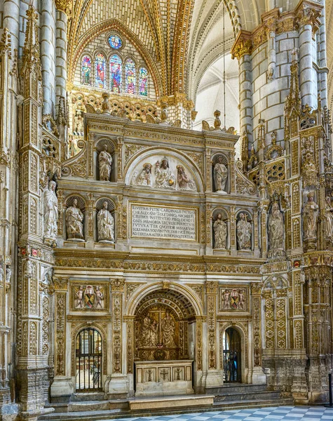 Toledo Spain June 2022 Mayor Chapel Toledo Prime Cathedral View — Stock Photo, Image