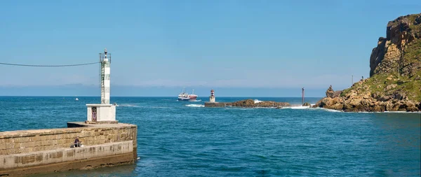 Pasajes Spain August 2022 Outer Dock Port Pasajes Mouth Pasaia — Stockfoto
