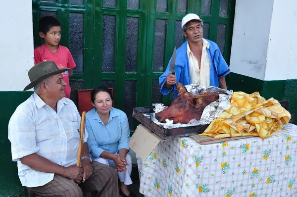 Mercado en San Agustín - Colombia — Foto de Stock