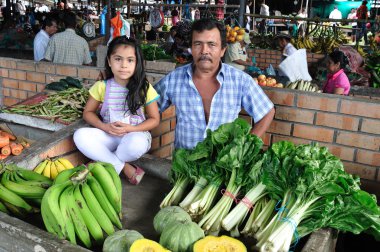 Market in Timana - Colombia clipart