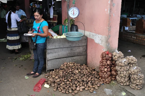 市场在蒂马纳-哥伦比亚 — 图库照片